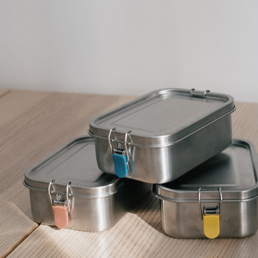 Stainless Steel Lunch Box with Heat Safe Insert