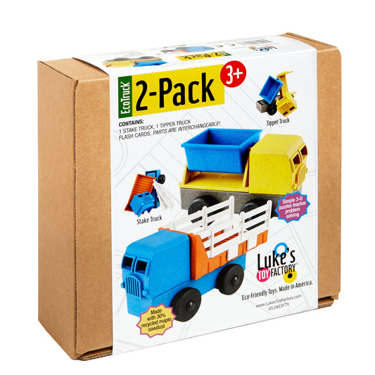 Tipper and Stake Truck (2 Pack)