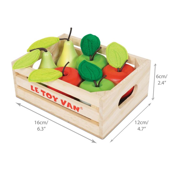 Wooden Apples & Pears Market Crate