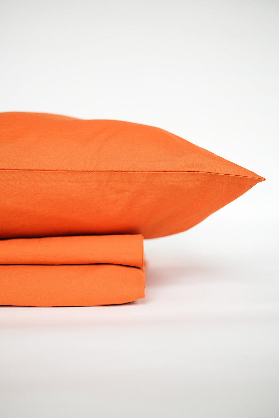 Organic Solid Color Percale Sheet Set
