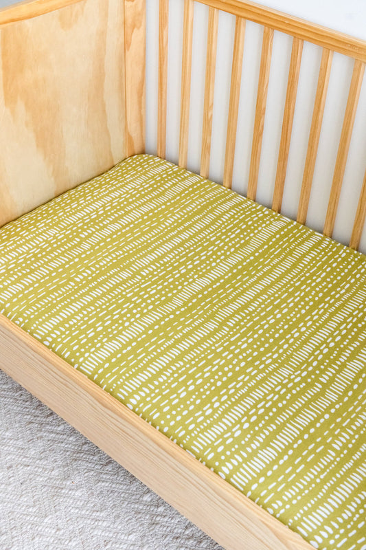 Moss Organic Cotton & Bamboo Crib Sheet