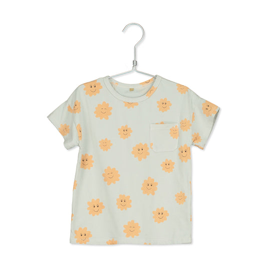 Light Grey Smiley Clouds T-shirt