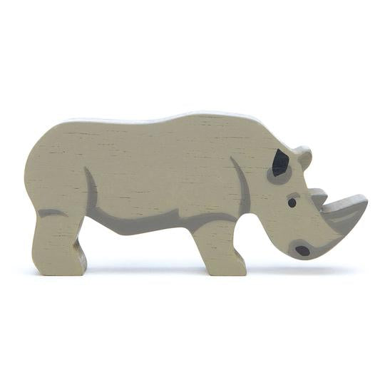 Wooden rhino toy