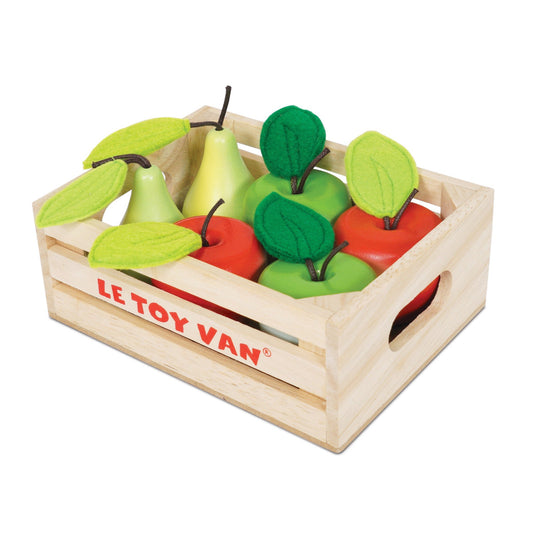 Wooden Apples & Pears Market Crate