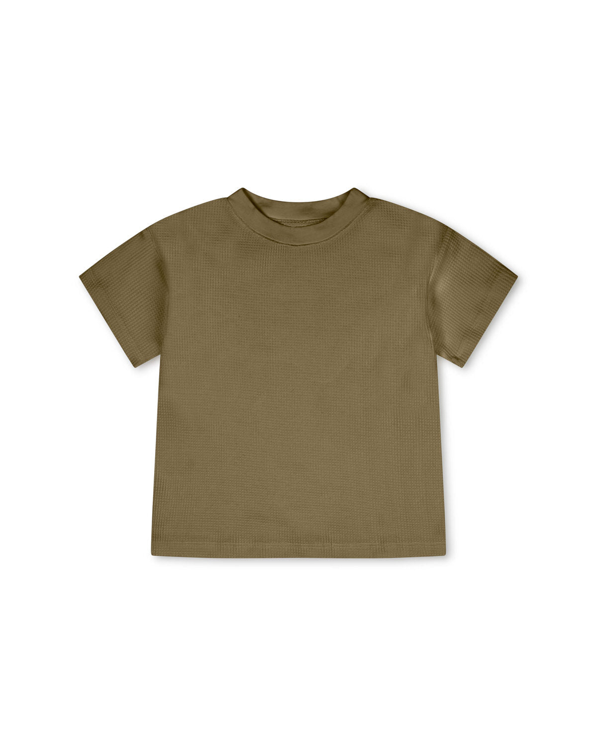 Basic Waffle Knit T-Shirt