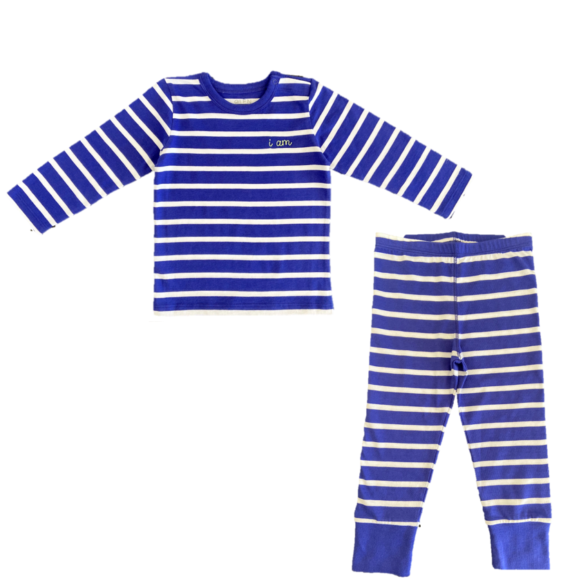 The Olen Stripe Pajamas Set